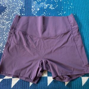 HALARA Women's Athletic Shorts in Purple